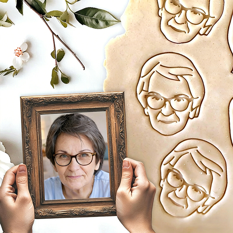 Personalized Face Photo Cookie Cutter Funny Cookie Gift Wedding Gift Custom Face Photo Gift Face Cookie Cutter Valentine's Day Gift 