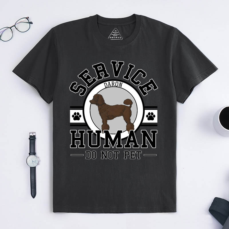 Personalized Dog Lover Service Human T-Shirt