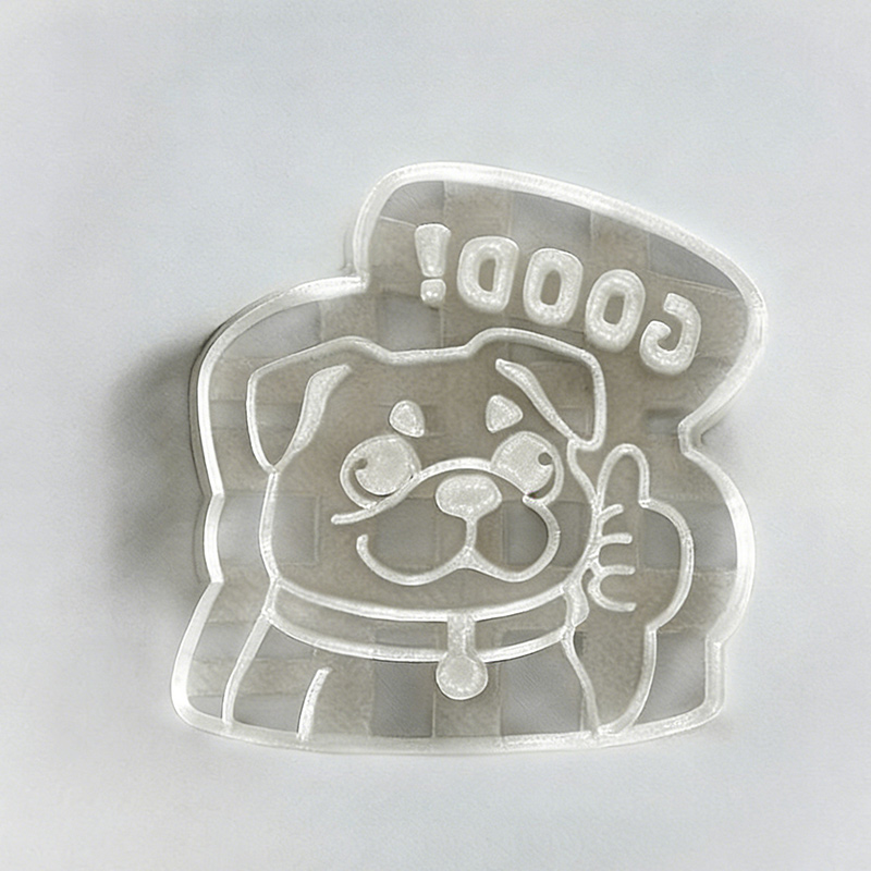 Personalized Bulldog Pit bull Cookie Cutter Funny Dog Stamp Gift for Baking Lovers