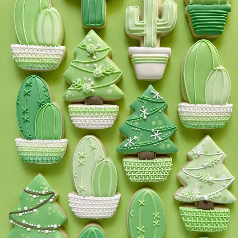 Personalized Cactus Cowboy Western Cookie Cutter Gift For Horse Lover Barn Owner Cutter 3D Printed Baking Supplies Fondant Tool Craft Stamp for Equestrian Lover