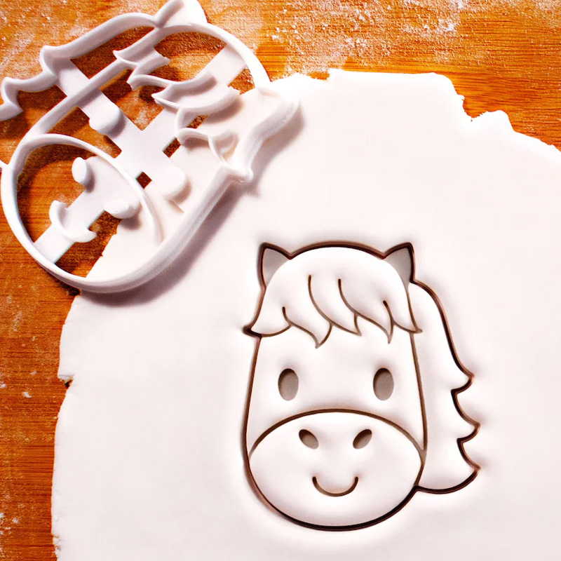 Personalized Farm Theme Equestrian Riders Jockeys Cookie Cutter Gift For Horse Lover Barn Owner Cutter 3D Printed Baking Supplies Fondant Tool Craft Stamp for Equestrian Lover
