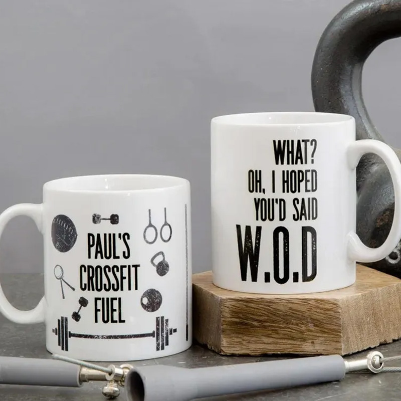 Personalized Crossfit Mug What I Hoped Youd Said WOD Fun Workout Gym Mug Fathers Day Gift for Gym Lovers