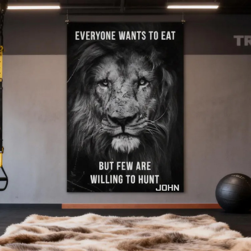 Personalized Gym Blanket Custom Name Soft Cozy Sherpa Fleece Throw Blankets Home Gym Banner Flag for Gym Lover