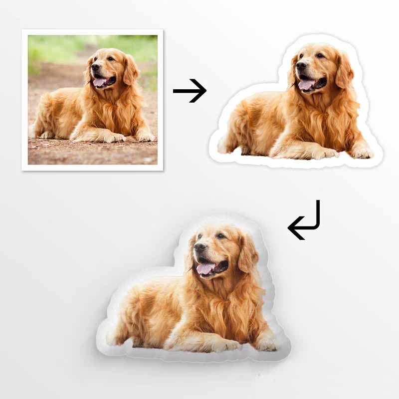 Personalized Pet Lover Photo My Beloved Fur Baby Throw Pillows