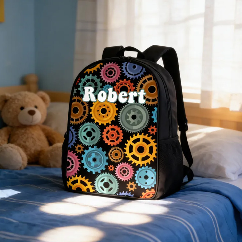 Personalized Custom Name for Kids Back to School Gift Bicycle Kids Boy And Girl Riding Bike for Riding Lovers