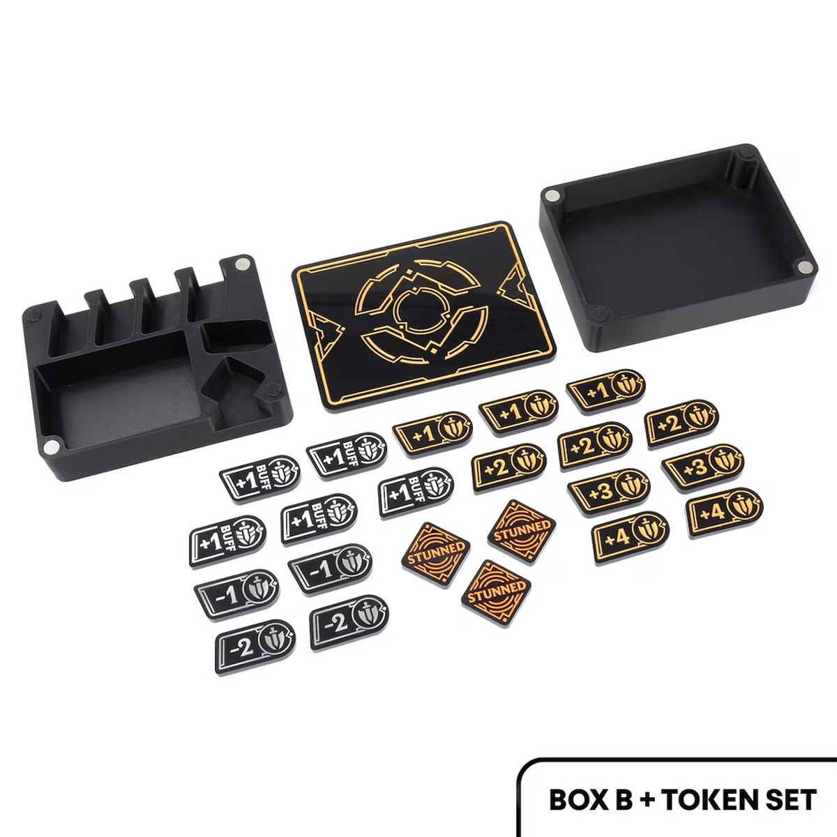 Personalized TCG Token Storage Box - Custom Name 3D Printed Game Accessory Organizer