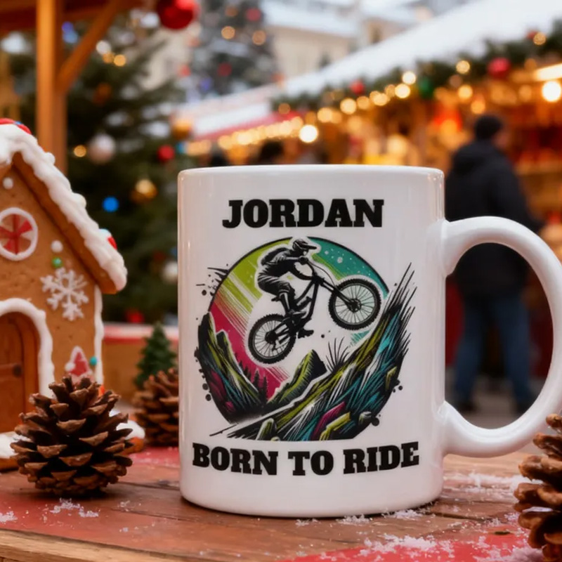Personalized Mountain Bike Legend Mug Race Bike Mug Cyclist Mug Bicycle Coffee Cup Bicycle Tea Cup Bicycle Ceramic Mug Gift For Him