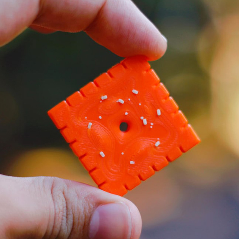 Cheez It Cracker Fidget Slider 3D Printed Collectible