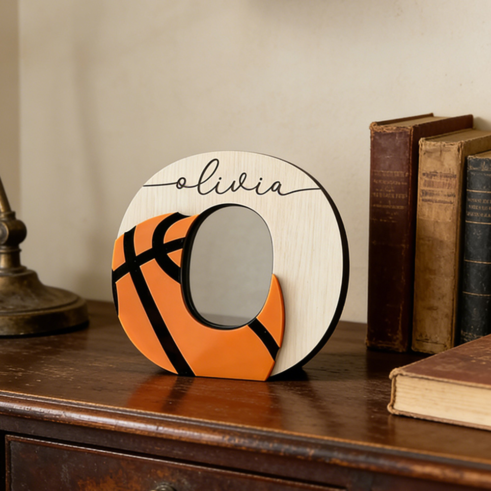 Personalized Basketball Letter Decor – Custom Name Wooden Gift for Players, Coaches & Sports Fans