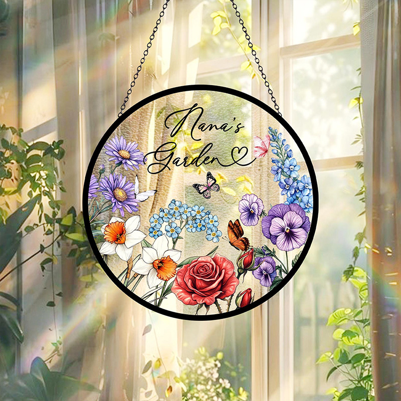 [Copy]Personalized Baseball Stained Glass Suncatcher with Player Silhouette 