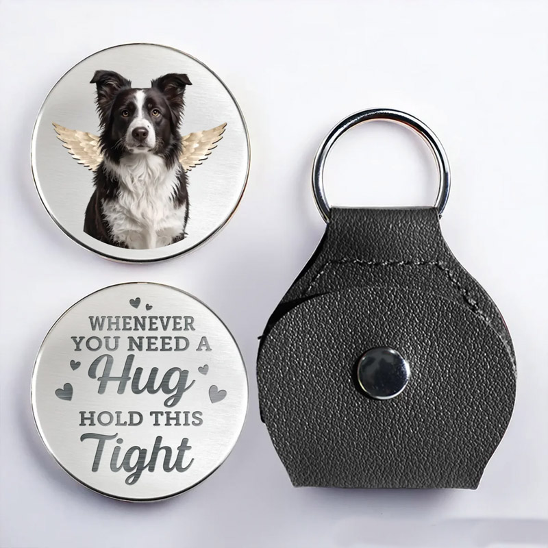Personalized Dog Lover Photo Until We Meet Again Pocket Hug