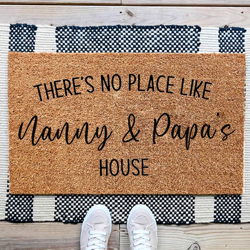 Personalized Grandparents Welcome Mat New Home Gift Housewarming Wedding Gift for Couples Christmas Gift for Family