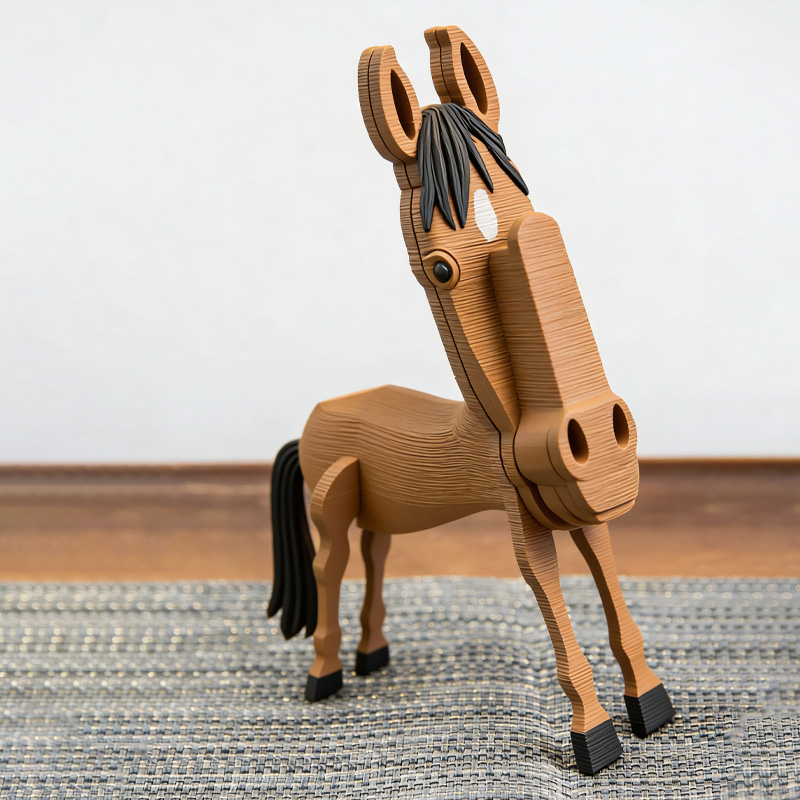 Personalized 3D Printed Horse Glasses Stand Eyeglass Holder for Horse Lover Memorial Decor for Equestrain Lovers