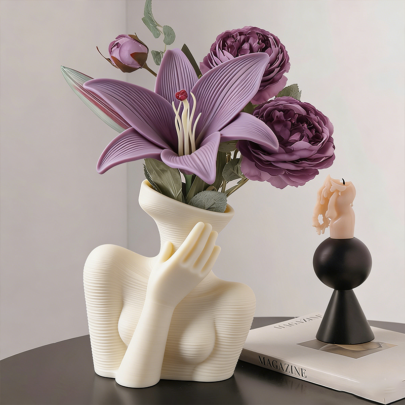 Personalized Nordic Woman Body Vase 3D Printed Elegant and Noble Home Decor Gift for Her