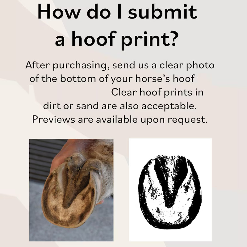 Personalized Horse Hoof Print Bridle ID Tag Equine Charm Aluminium Gift for Equestrain Lovers