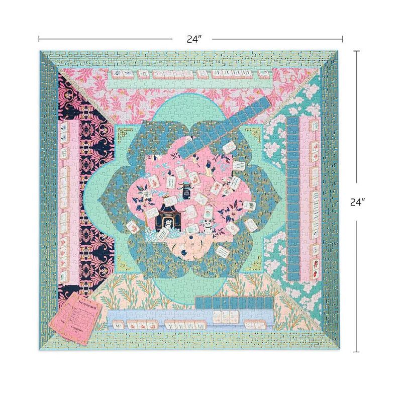 Let's Play Mahjong 1000 Piece Jigsaw Puzzle Gift for Her