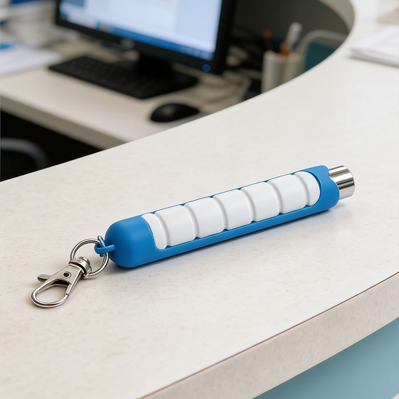 Novelty External Catheter Pen Light Keychain – Funny Light Keychain for Nurse Gift, Medical Humor Accessory