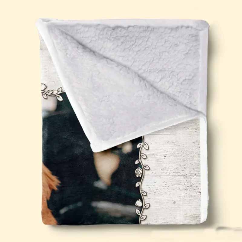 Personalized Horse Lover Painted Horse Photo Horseshoe Print Multicolor Soft Throw Blanket