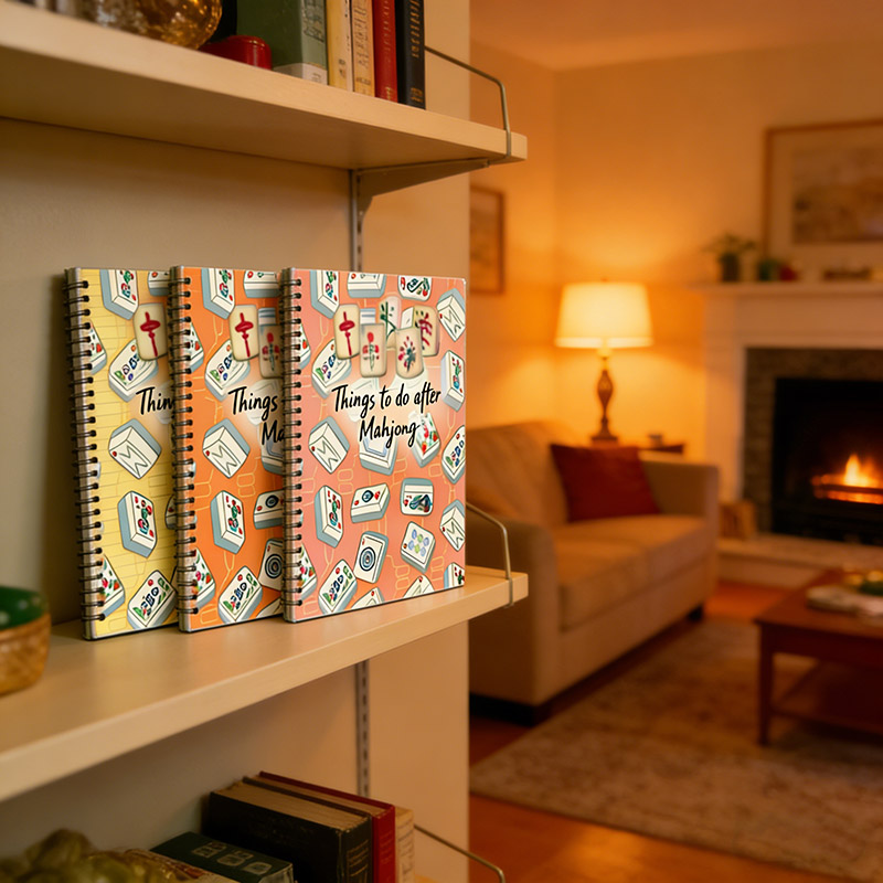 Personalized Mahjong Notebook Things to Do After Mahjong Notebook for Mahjong Players Gift for Tile Game Lovers Funny Mahjong Themed Gift