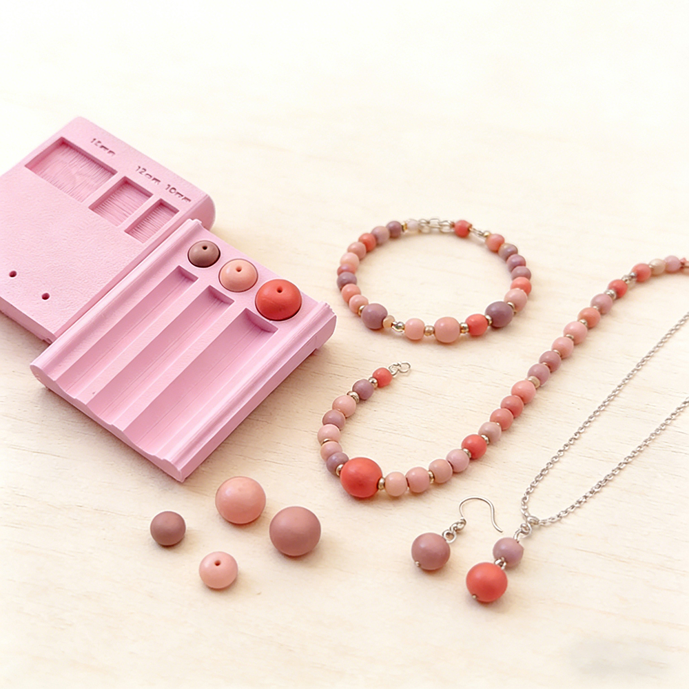 Polymer Clay Bead Roller Bead Hole Maker Round Bead Tool for Jewelry Earrings DIY Craft Polymer Clay Accessories