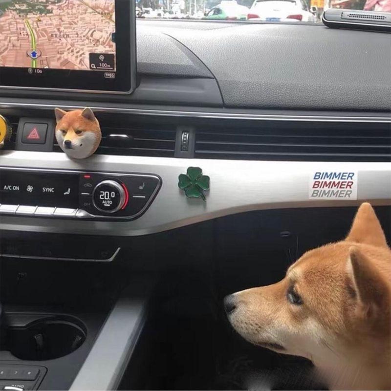 Personalized Pet Lover Pet Photo Dog Cat Plaster Sculpture Car Diffuser