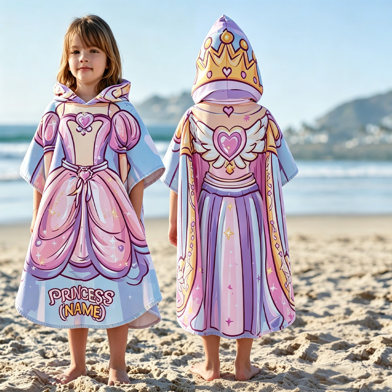 Personalized Fairy Princess Gown Crown Wings Magic Wand Castle Fantasy