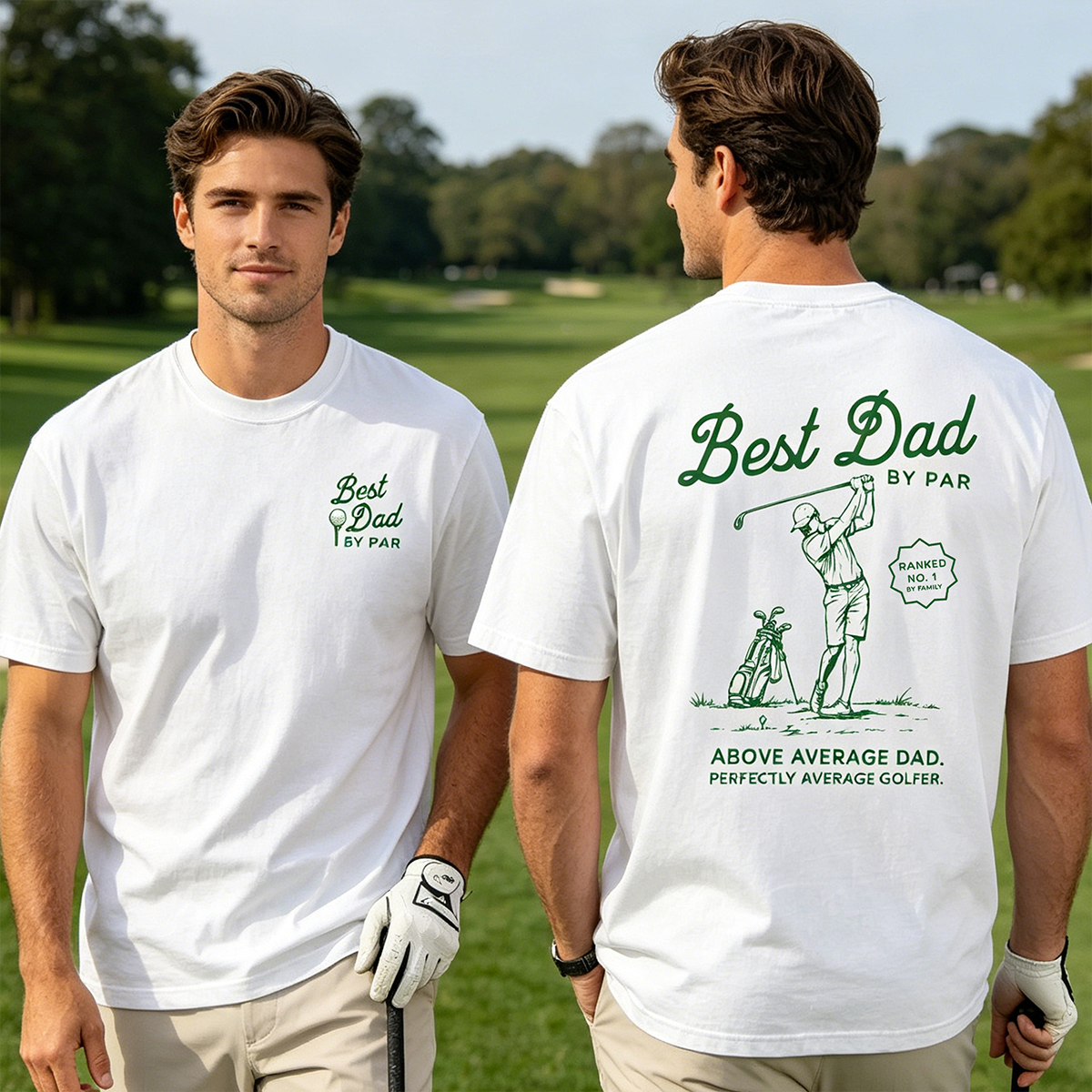 Golf Dad Shirt Best Dad By Par T-Shirt Fathers Day Gift Golf