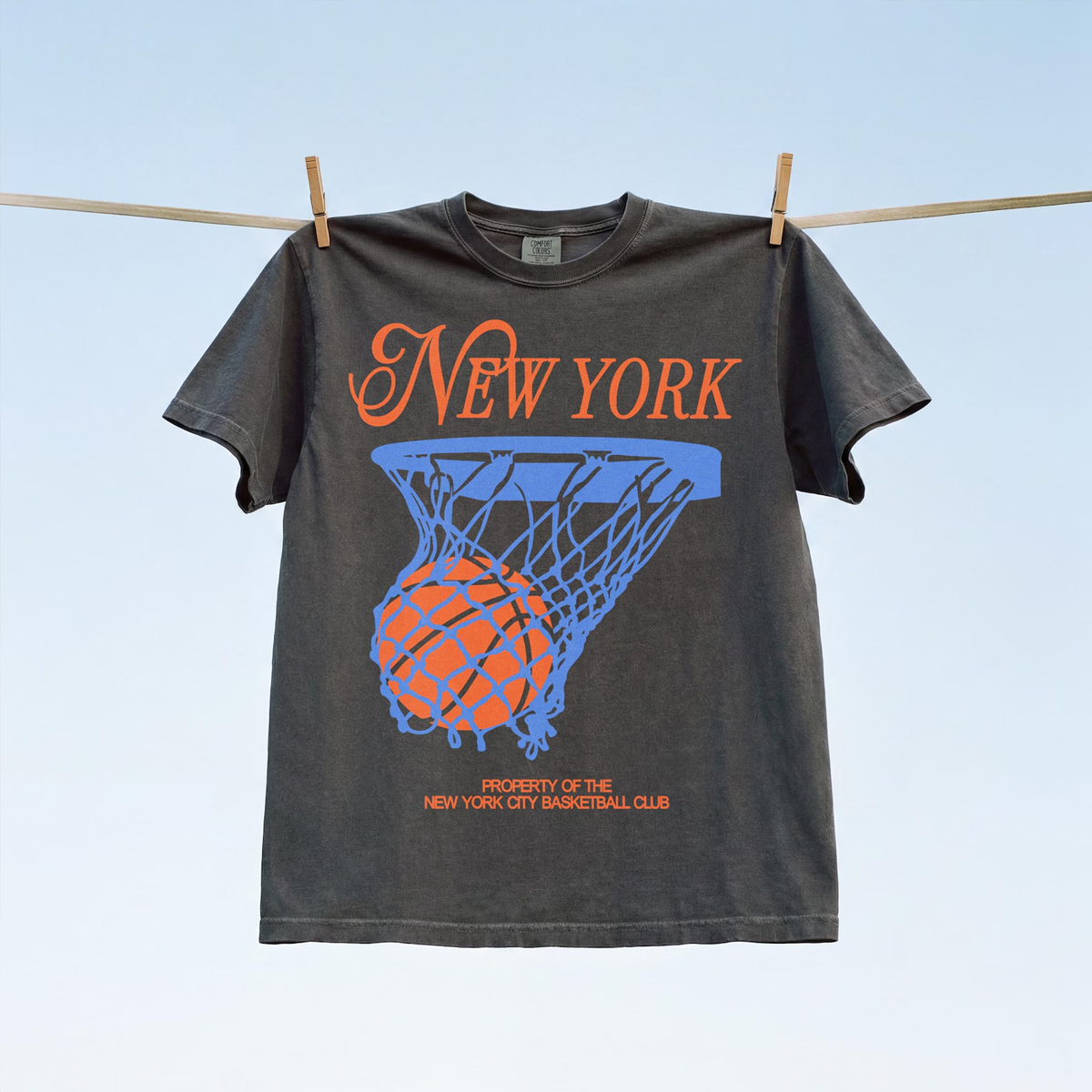 Personalized New York Basketball T-Shirt Statue of Liberty Basketball Gift for Fans