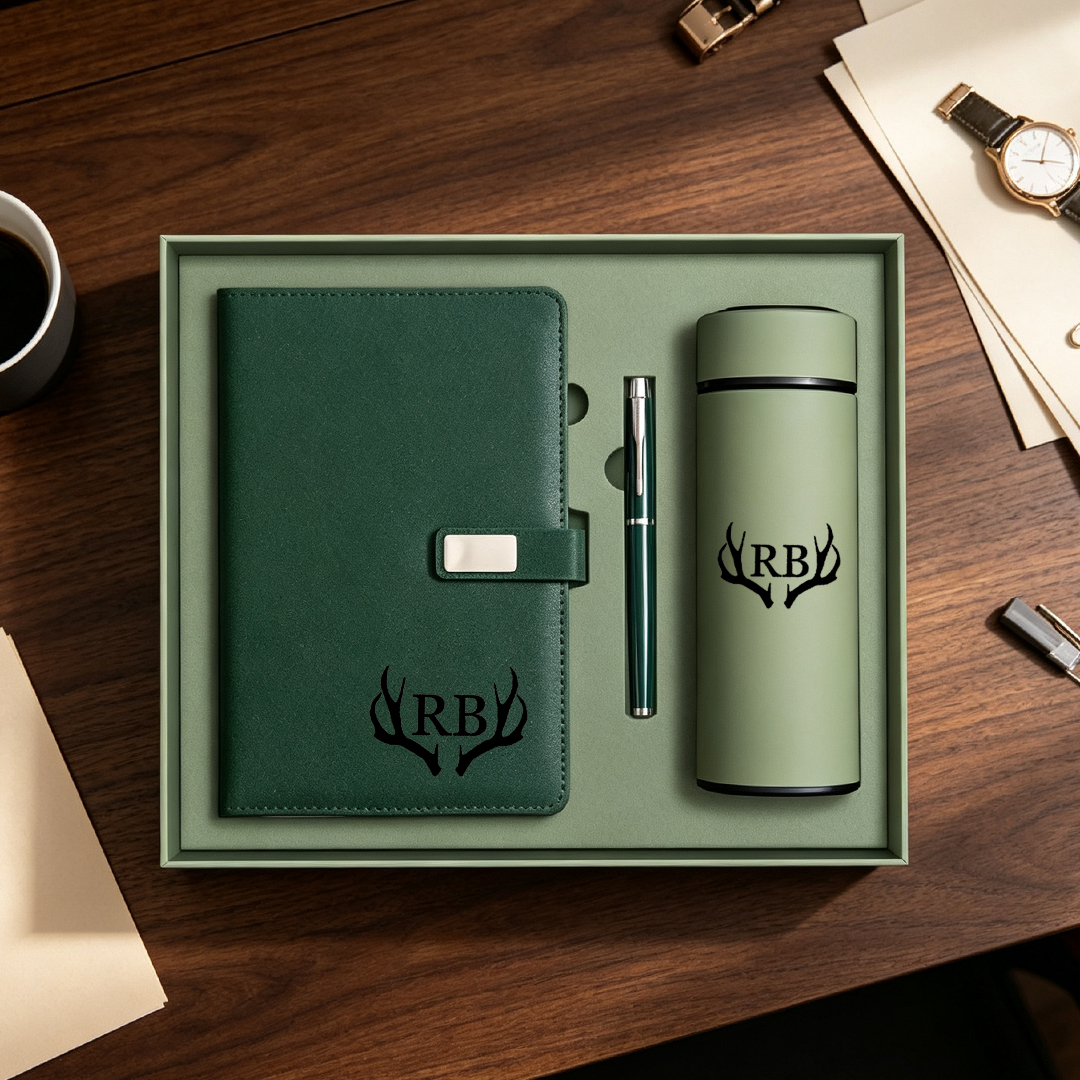 Personalized Notebook Set with Cup and Pen Custom Graduation Gifts Work Anniversary Gifts