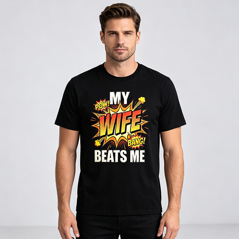 Personalized My Wife Beats Me Shirt Vintage Husband And Wife Shirts Husband Shirt For Men Funny Husband Gift