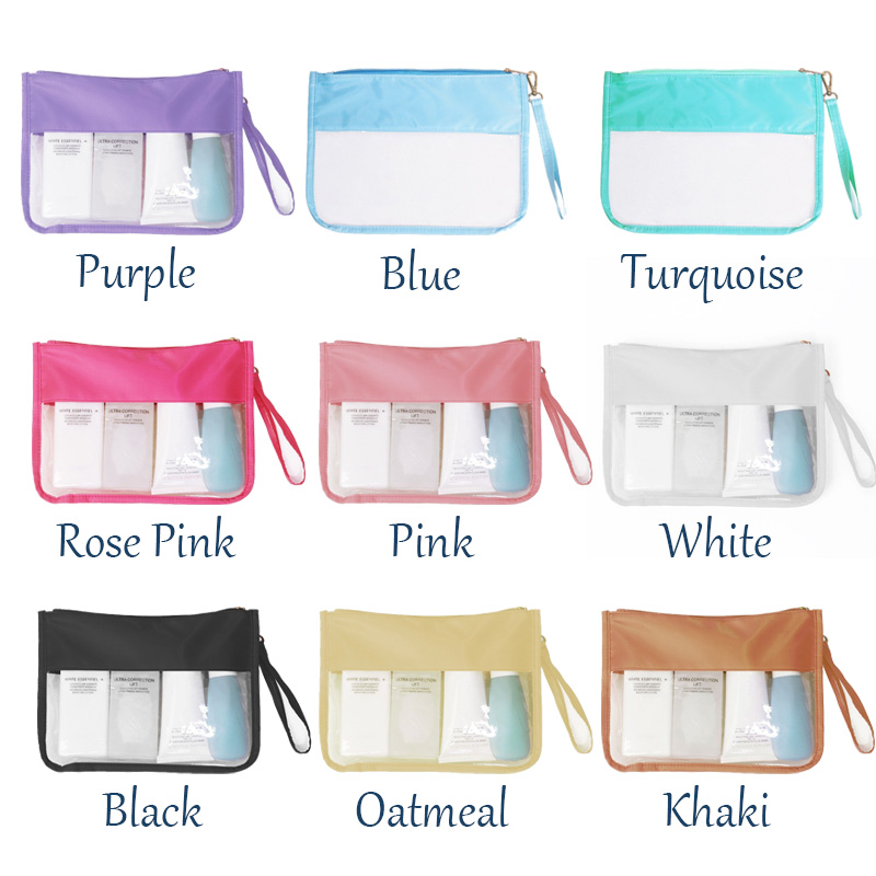 Personalized Waterproof Beach Bag Clear Travel Organizer Custom Name Pool Tote For Summer Vacation Essentials
