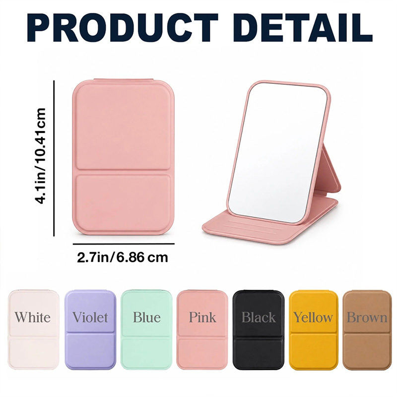 Personalized Love You Bestie Pocket Leather Mirror with Names Best Friend Photo Mirror Custom Unique Bestie Gift Bridesmaid Gift Wedding Bride Gift