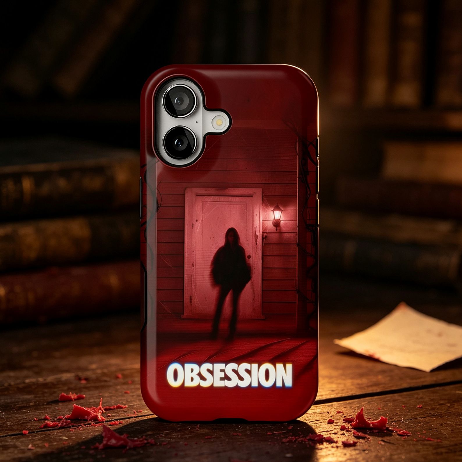 Red Dark Silhouette Phone Case Gift for Movie Fans