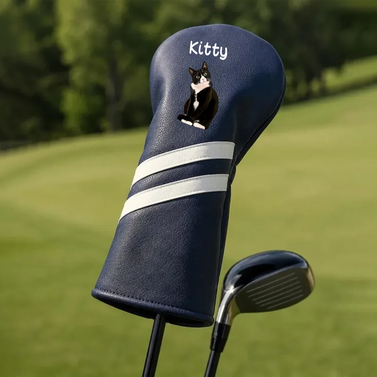 Personalized Golf Club Headcovers Custom Pet Photo Style Gift for Golf Per Lovers