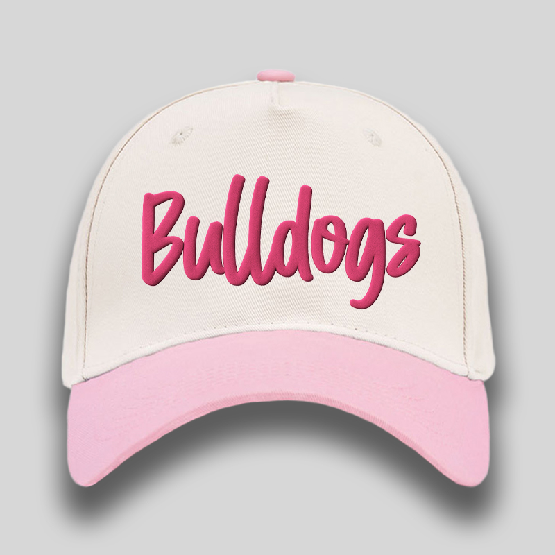 Personalized Campus Mascot Two Tone Baseball Caps Mascot Name Caps Back to School Gift