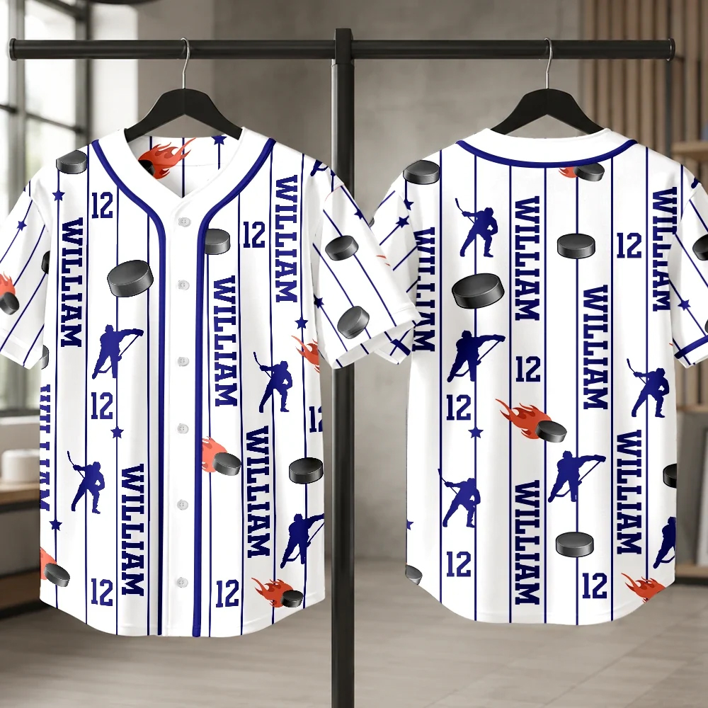 Personalized Baseball Jersey Shirt Sports Lovers Number And Name 