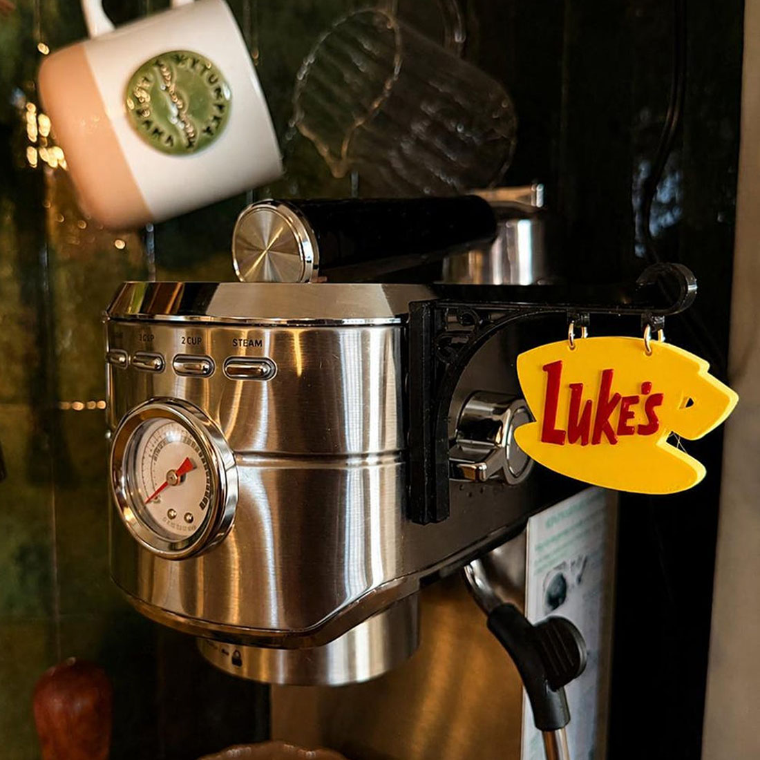 Luke’s Style Coffee Refrigerator Magnet 3D Printed Kitchen Decor