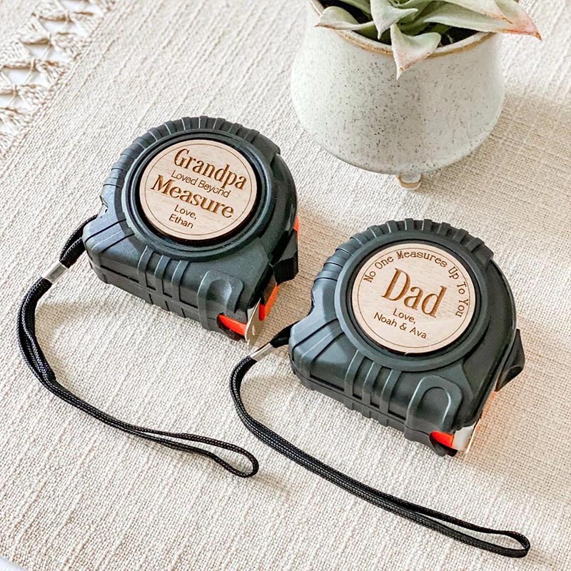 Personalized No One Measures Up Tape Measure Engraved Tape Measure Dad Birthday Gift from Kids Custom Gift for Dad