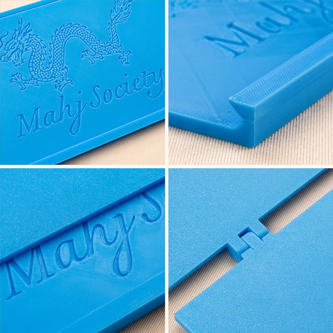 Personalized Peacock Space-Saving Foldable Mahjong Card Holder with Text Mahjong Table Accessory Family Gathering Gift for Mahjong Lovers