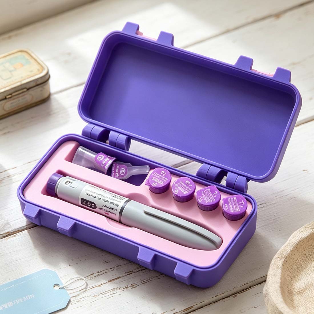 Mounjaro KwikPen Hardshell Travel Case Custom Colour Personalization Available