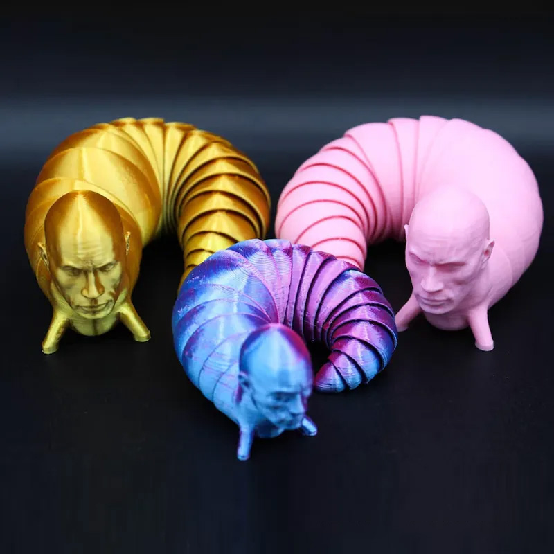 Personalized 3D Printed The Rock Fidget Slug Mucsle Man Gift for Friends Gym Rat Gym Lovers