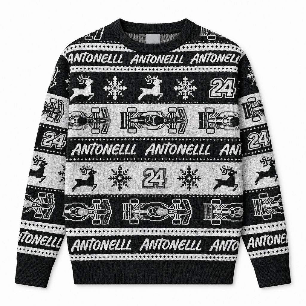 F1 Driver Ugly Christmas Sweater  F1 Racing Christmas Jumper, Multiple Drivers Option, Formula 1 Fan Gift, Holiday Knit Sweater