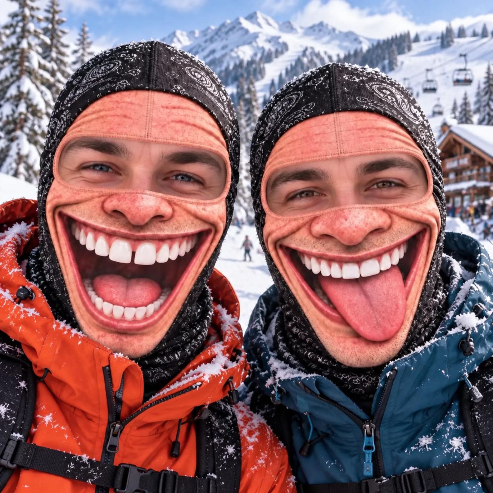 Personalized Funny Ski Mask, Custom Face Balaclava, Winter FaceMask, Crazy Face SkiMask, Novelty Snow Gifts for Ski Lovers