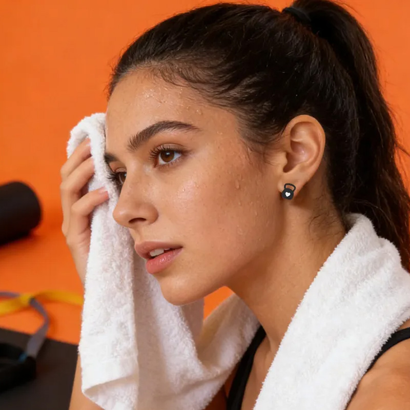 PersonalizedKettlebell Earrings Fitness CrossFit Jewelry Dumbbell Acrylic Earrings Accessories for Gym Lovers