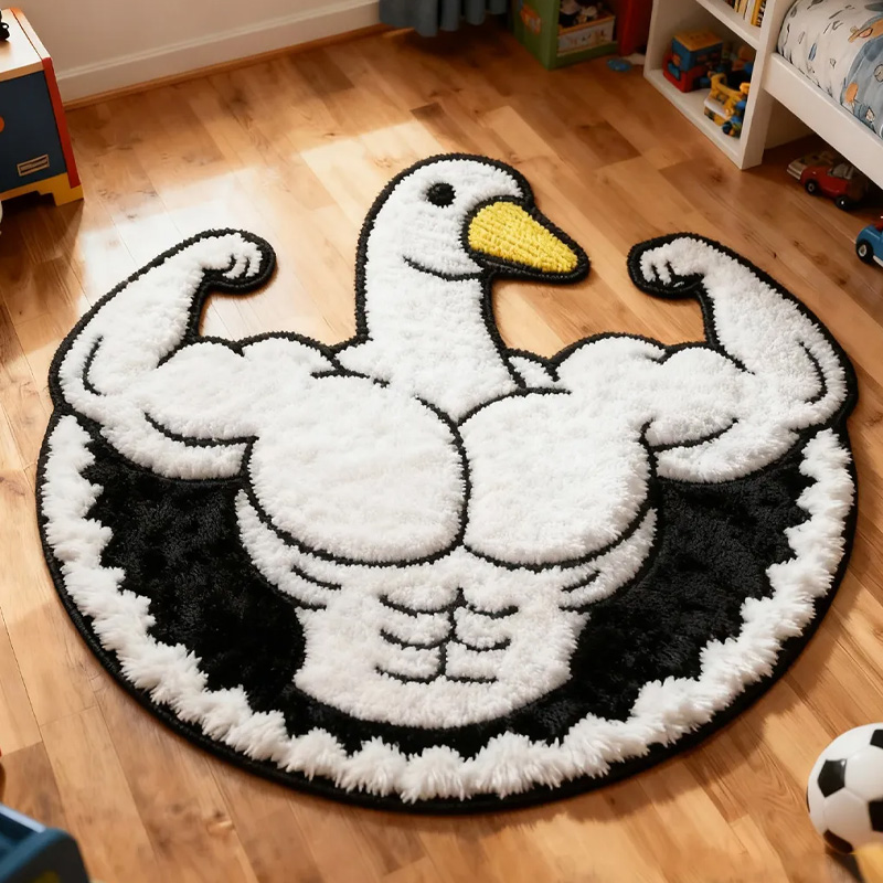 Personalized Silly Goose Lifting Doormat and Workout Transform Gym Space with Custom Name Powerlifting Gift Funny Fitness for Fitness Gym Owner Lovers