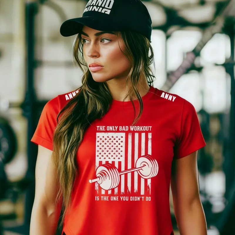 Personalized Gym Sublimation Classic T-Shirt Workout Weightlifting Workout Sayings for Fitness Gym Lovers