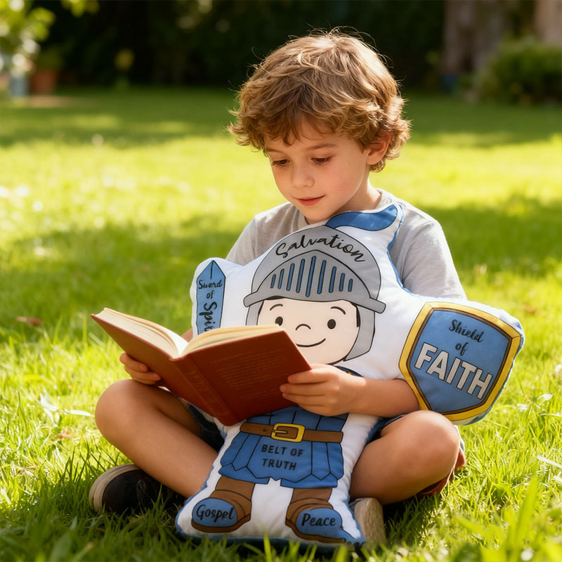 Personalized Armor Of God Pillow with Custom Name Home Decor Christian Pillow Religious Gift for Boys