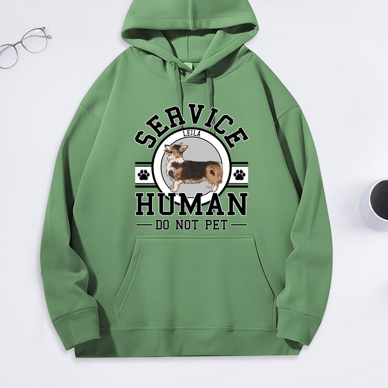 Personalized Dog Lover Service Human Classic Hoodies