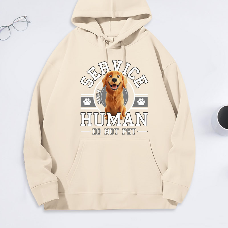 Personalized Dog Lover Service Human Cartoon Classic Hoodies