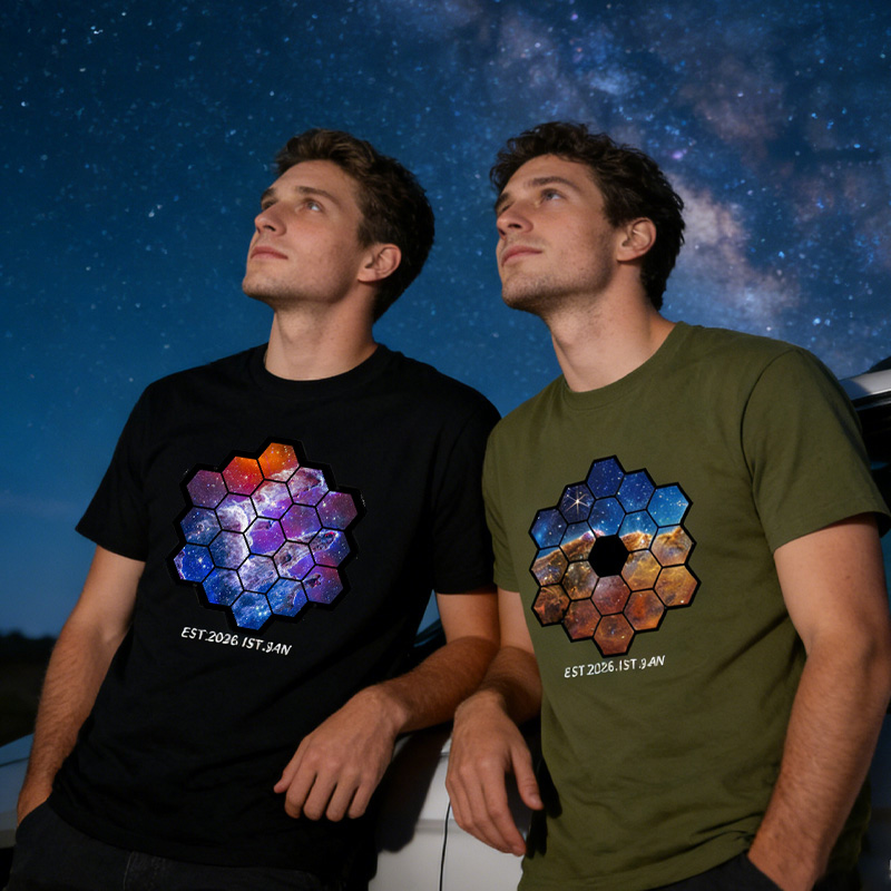 Personalized Telescope Universe Photograph Astronomy Gifts Women in Science Shirt Space Lover Shirt for Geek Lover